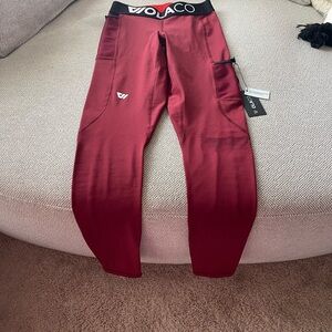 VIVACOM Red Leggings
